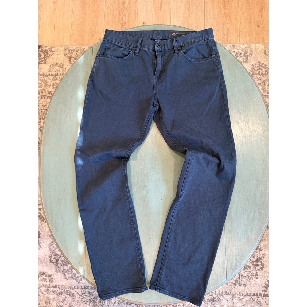 Roark HWY 133 Denim Mens 33 Standard Slim Fit Jeans Dark Navy Blue RD199‎